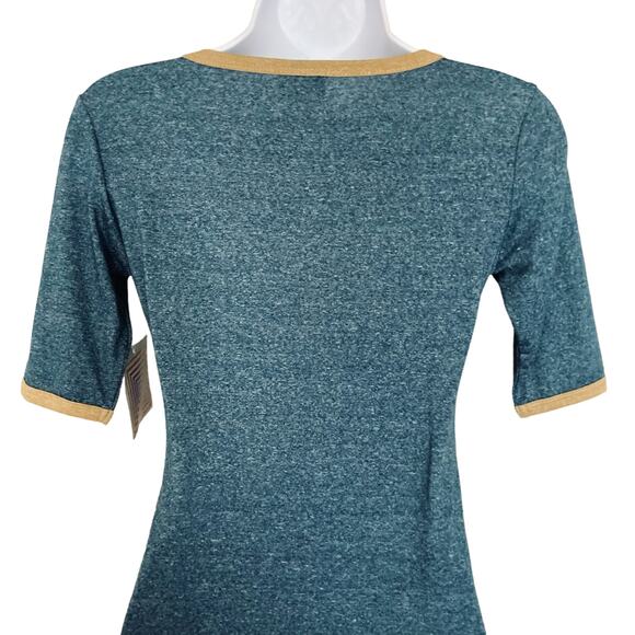 NWT LuLaRoe Julia Dress Raglan Sleeve Bodycon Pencil Color Block Modest Size XXS - Picture 6 of 16